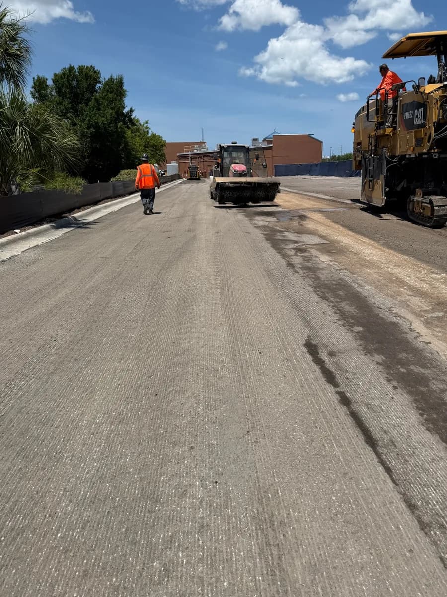Commercial Lot Milling with Crew